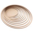 thumbnail image 1 of 1 Juego de herramientas redondas de cerámica, juego de rieles geométricos concéntricos de madera para cortar e imprimir cerámica, modelar placas de arcilla en blanco., 1 of 8