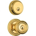 thumbnail image 2 of Brinks Push Pull Rotate Barrett Polished Brass Knob and Deadbolt Set 1.75 in., 2 of 4