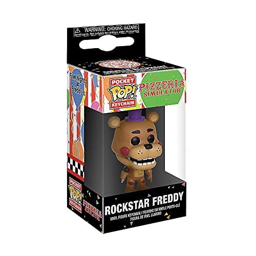 Llavero Funko Pop: Cinco noches en Freddy's Pizza Simulator - Figura coleccionable Rocksta Funko POP