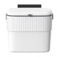 thumbnail image 1 of Cubo de basura colgante con tapa Cubo de basura de cocina para debajo del fregadero, bote de basura de cocina pequeño montado en la pared de plástico con tapa para armario, encimera, 1 of 5
