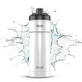 thumbnail image 1 of Botella Limpia / Maximiza Tu Recorrido Botella de Agua para Bicicleta Deportiva con Aislamiento de 20 oz / Tapa de Fácil Limpieza, Apriete sin Esfuerzo para un Rendimiento Óptimo en Ciclismo / Blanco, 1 of 3