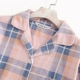 thumbnail image 4 of Christmas pajamas for women setFlannelette Wool Checked Sleepwear Set For Women, 4 of 9