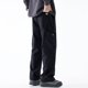 thumbnail image 5 of Ceisia Men's Gift Loose Straight-leg Minimalist Cargo Pants Mid-Rise Elastic Waist Snap Button Patchwork Stitching Pants, 5 of 8