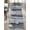 Navy Grey-style-01, variant on Modern Abstract Area Rug 2x3 Washable Small Entryway Rugs, Non-Slip Low Pile Throw Rug, Foldable Kitchen Bathroom Rug, Teal Black Floor Carpet for Entrance Living Room Bedroom Indoor Door Mat