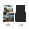 thumbnail image 2 of Balery Vintage Truck Farm Scene Juego de 4 Alfombrillas para Auto, Revestimientos de Caucho Resistente, Diseño Antideslizante, 2 of 7