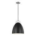 thumbnail image 5 of Generation Lighting 6551701 Norman 1 Light 13" Wide Pendant - White, 5 of 7