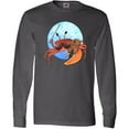 thumbnail image 3 of Inktastic Fun Fiddler Crab with Violin and Mustache Long Sleeve T-Shirt, 3 of 5