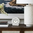 thumbnail image 5 of Seiko 4 inch Sussex II Beep Alarm Silver Traditional Analog Quartz Desk Clock QHE199SLH, 5 of 7