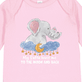 thumbnail image 4 of Inktastic My Safta Loves Me to the Moon and Back Elephant Family Boys or Girls Long Sleeve Baby Bodysuit, 4 of 5