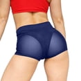 thumbnail image 5 of Pantalones cortos para mujer, pantalones sanitarios, empalme de malla, pantalones de yoga deportivos ajustados y sexys, pantalones casuales para mujer, 5 of 5