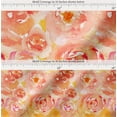 thumbnail image 2 of Soimoi Cotton Cambric Fabric Rose Watercolor Fabric Prints By Yard 56 Inch Wide, 2 of 7
