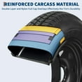 thumbnail image 4 of 2-Pack Trailer Tire On Rim ST175/80D13 Trailer Tires and Wheels 5 Lug on 4.5 in PCD Trailer Tires with 13 in Rims Load Range C 6PR Black, 4 of 9