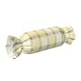 thumbnail image 3 of Candy Pillow With Pillow Core 24.6×9.8in Durable Cord Opening And Closing Design Waterproof And Easy To Install Lightyellow Checked Hand-Drawn Sketch_1, 3 of 8