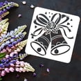 thumbnail image 4 of 1Pc Wedding Bells Reusable Painting Template Stencil 11.8x11.8inch for Painting on Wall Wood Furniture, 4 of 9