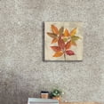 thumbnail image 3 of Epic Graffiti 'November Leaves I' by Silvia Vassileva, Canvas Wall Art, 18"x18", 3 of 8