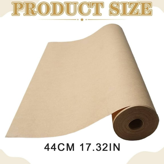 1 Roll Of Wrapping Paper Paper Roll 17"×400" Brown Color Wrapping Paper Craft Paper Packing Paper For Moving Wrapping Wall Art
