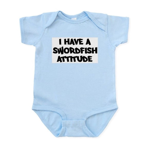 CafePress - SWORDFISH Attitude Infant Bodysuit - Baby Light Bodysuit