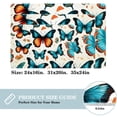 thumbnail image 2 of Butterfly Non-Slip Machine Washable Polyester Kitchen Mat Indoor Rug Kitchen Rug, 2 of 6