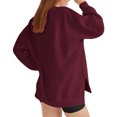 thumbnail image 6 of BEFOKA Womens Fall Long Sleeve Shirts Crewneck Casual Sweatshirt Fashion Pullover Work Tops Basic Tees Shirts Trendy Winter Outfits Clothes 2025 Loose Fits Outerwear, 6 of 8