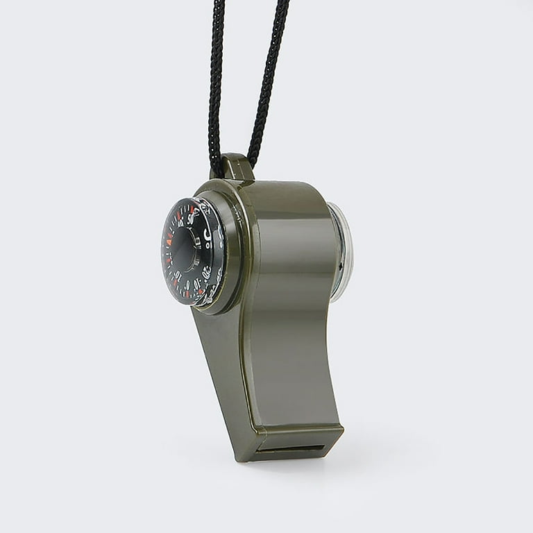 Emergency Survival Whistle ,whistles With Compass And Thermometer