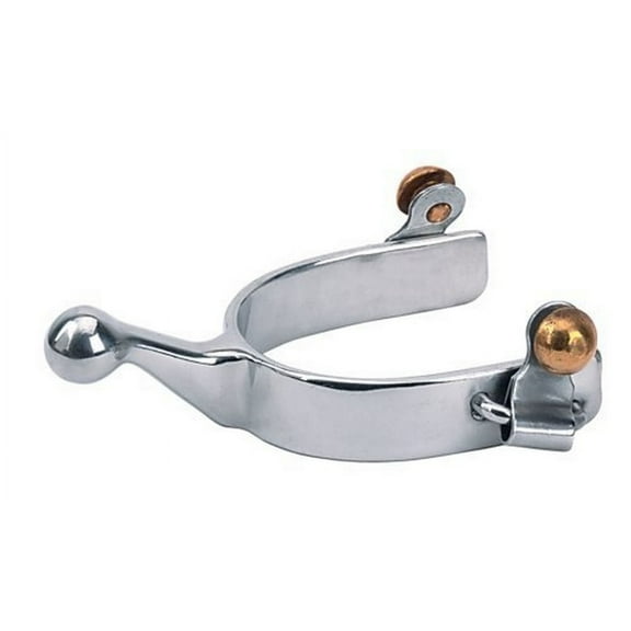 Weaver Leather Women's 21st Century Stainless Steel Spurs - 1" Shank