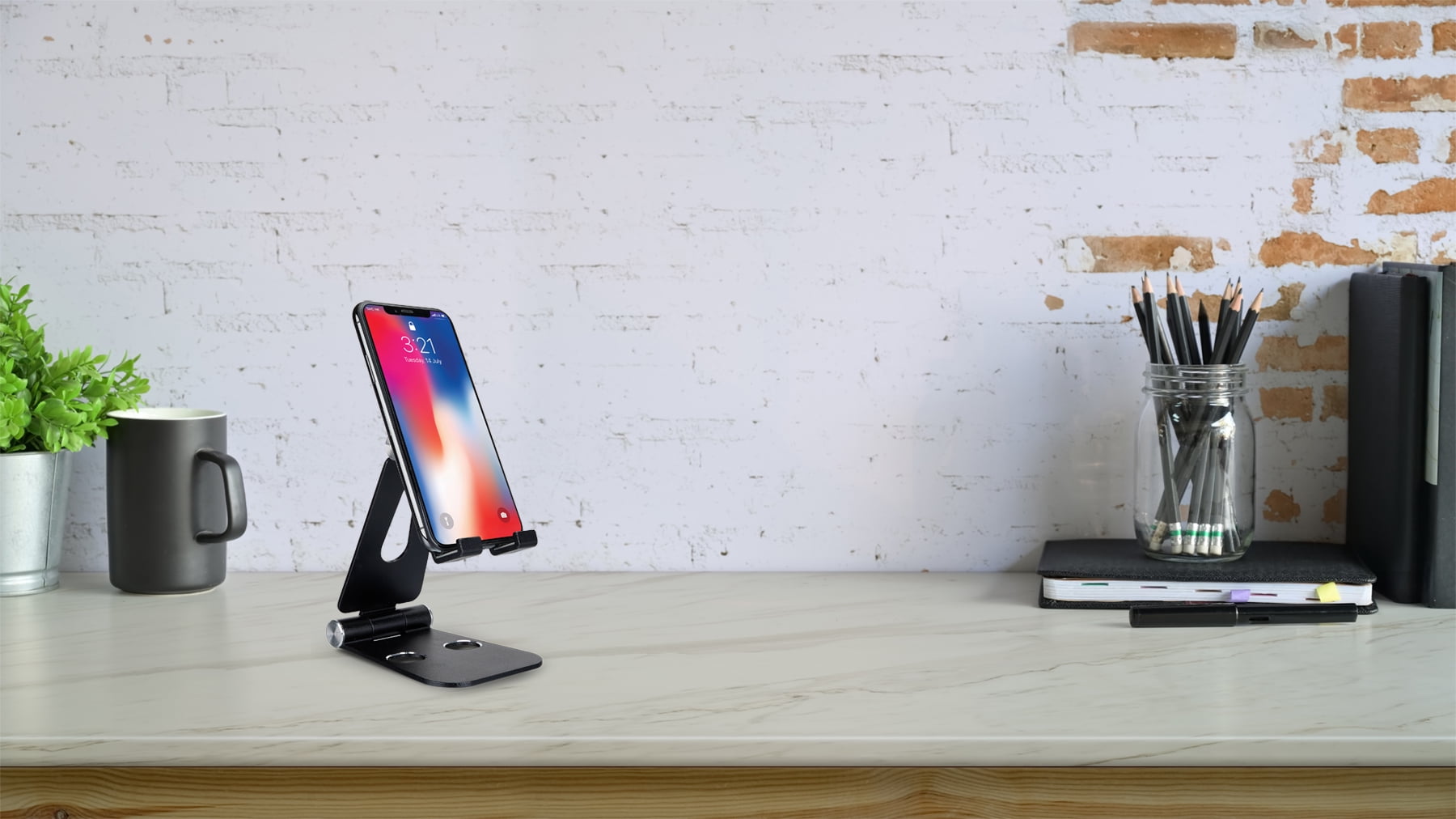 iLive Pocket Friendly Device Stand, IAST20, Black