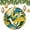 Pattern-5, variant on Christmas Ornament Jungle Pattern with Toucan And Swan Christmas Decoration Keepsake Ornament Tropical Wild Jungle Paradise Toucan Watercolor for Christmas Tree Decoration Xmas Party Decorations