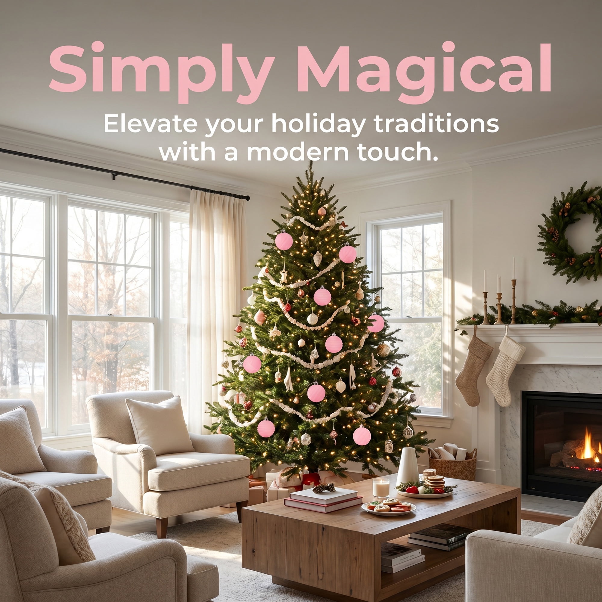 Unique Bargains Velvet Christmas 12 Pack Flocked Sphere Orbs Luxury Ornaments Pink 2.4"