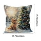 thumbnail image 3 of Funda de almohada navideña, decoración navideña, decoración de sofá, almohada de lino, sofá para el hogar, decoración navideña, funda de almohada, 3 of 6