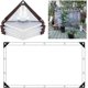 thumbnail image 2 of Clear Waterproof Tarpaulin with Eyelets 4x6ft with 1 Roll Ropes Plant Cover Poly Tarpaulin for Garden Rainproof Cover Garden Plants Outdoor, 2 of 5