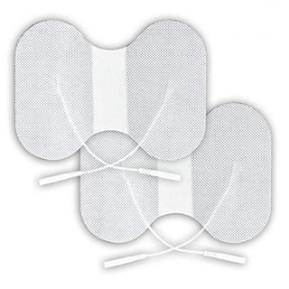 AUVON TENS Unit Replacement Pads, 4 x 8 Large Butterfly Shaped Electrode  Pads for Back/Lower Back Pain, Reusable Latex-Free, Stim Pads with