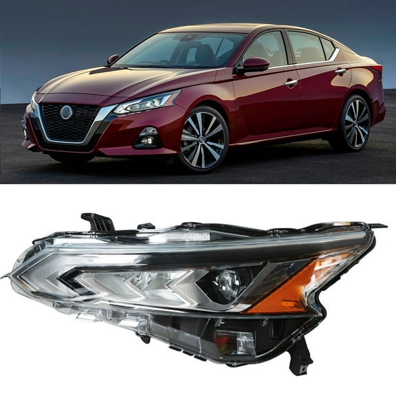 Headlights Front Head Lamps Replacement for 2019 2020 2021 Nissan Altima Headlight Assembly left Driver Side
