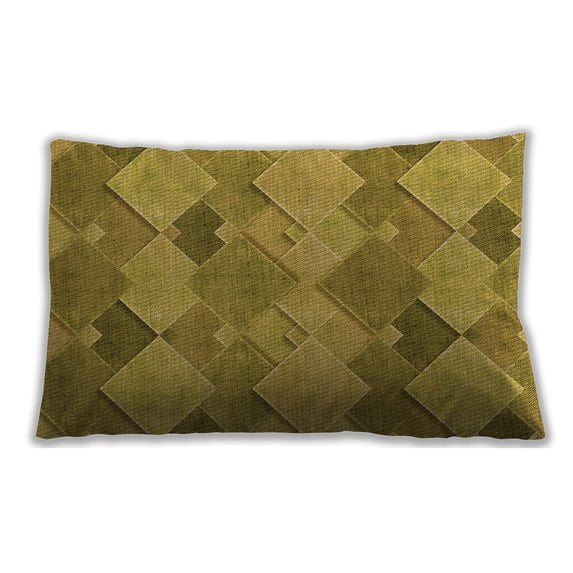 Ahgly Company Indoor Rectangular Contemporary Lumbar Throw Pillow, 13 inch by 19 inch