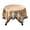 Khaki, variant on Round Tablecloth Polyester Fabric Table Cover for Dining Table and Coffee Table with Flat Lie Design