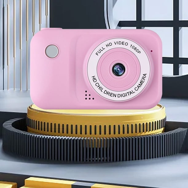 Cámara para niños Yyuenw: cámara de impresión instantánea, 1080P, pantalla de 2,4 pulgadas, videocámara digital para niños con zoom digital de 16X, graba videos, compacta y liviana