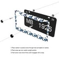 thumbnail image 5 of Watercolor Turtles License Plate Frames for Women Men Car Plate Holder Cover Metal Tag Aluminum Car Accessories Front Rear Plate Decor, 5 of 6