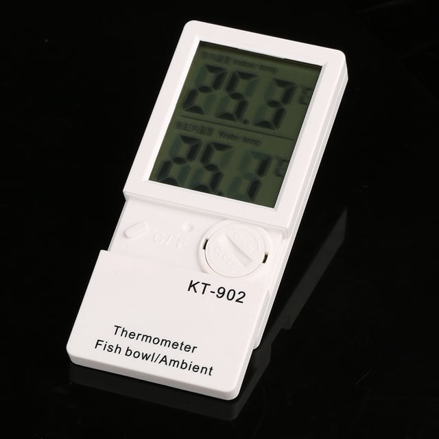 Fish Tank Thermometer, Digital Easy Reading Reptile Thermometer, Indoor Aquarium Fish Tank for Measuring Indoor Temperature Measuring Fish Tank Temperature