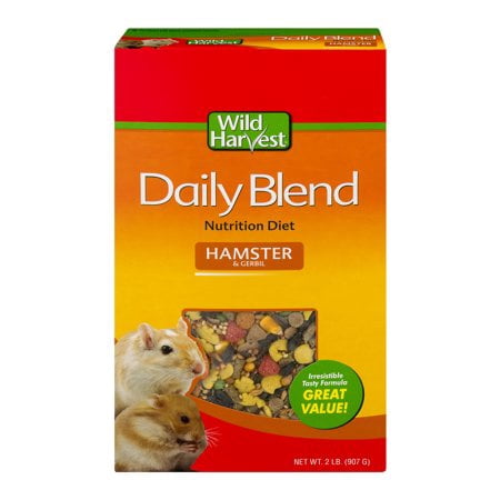 (2 Pack) Wild Harvest Daily Blend Nutrition Diet for Hamsters & Gerbils, 32