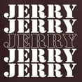 thumbnail image 6 of Wild Bobby Jerry Springer 90's TV Talk Show Host Jerry Jerry Chant Famous People Tri-Blend Racerback Tank Top, Brown, Large, 6 of 6