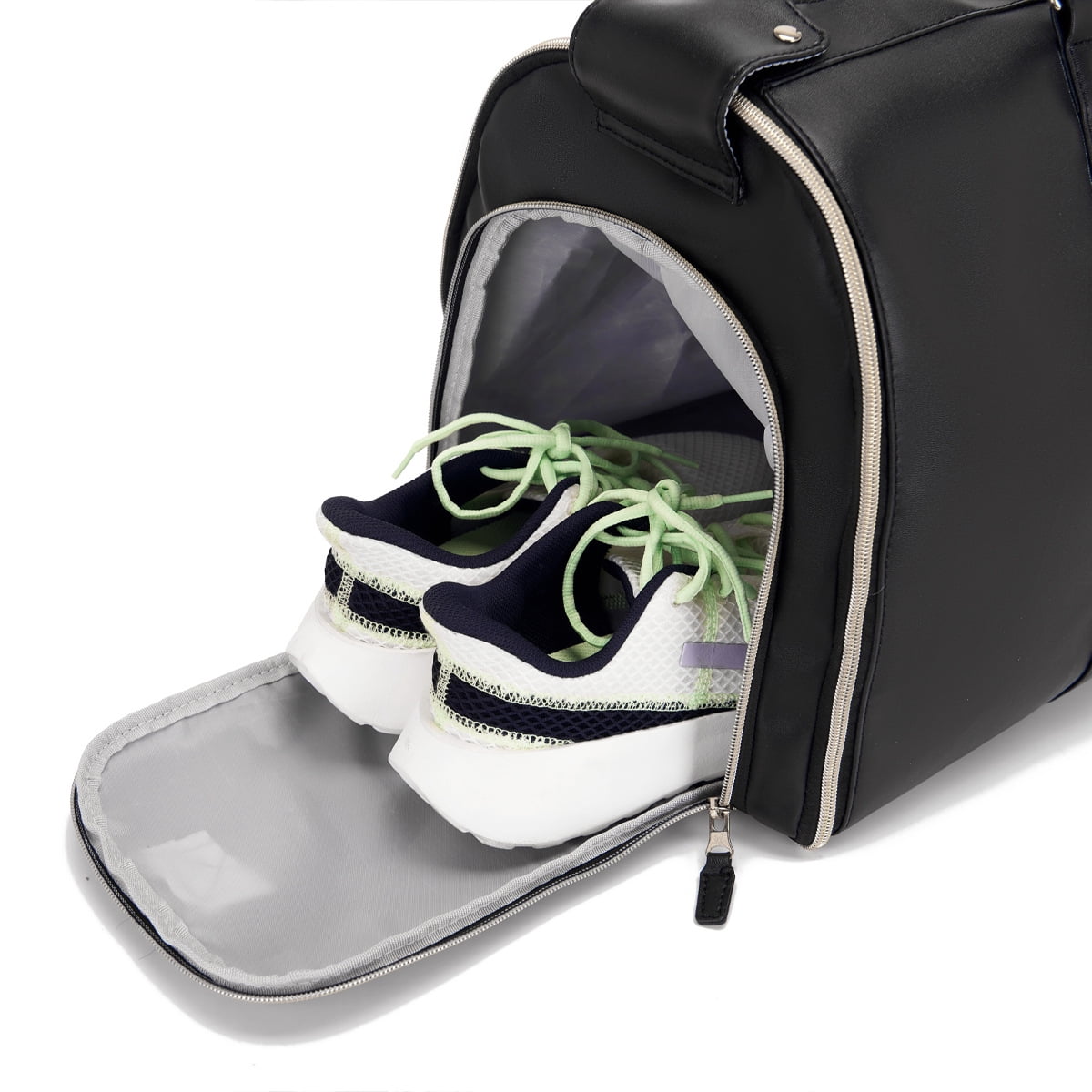 Men Women's Garment Bag Large Capacity Duffel Bag Suit Travel Bag Weekender Bag with Shoe Pouch