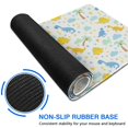 thumbnail image 6 of Long Mouse Pads for Desk,Colorful Dinosaur and Tropical Pattern Desk Mats on Top Of Desks, Desk Mouse Pad Extra Large with 3mm Non-Slip Base and Stitched Edge for Gaming,Office,Work,Home 31.5"x11.8", 6 of 6