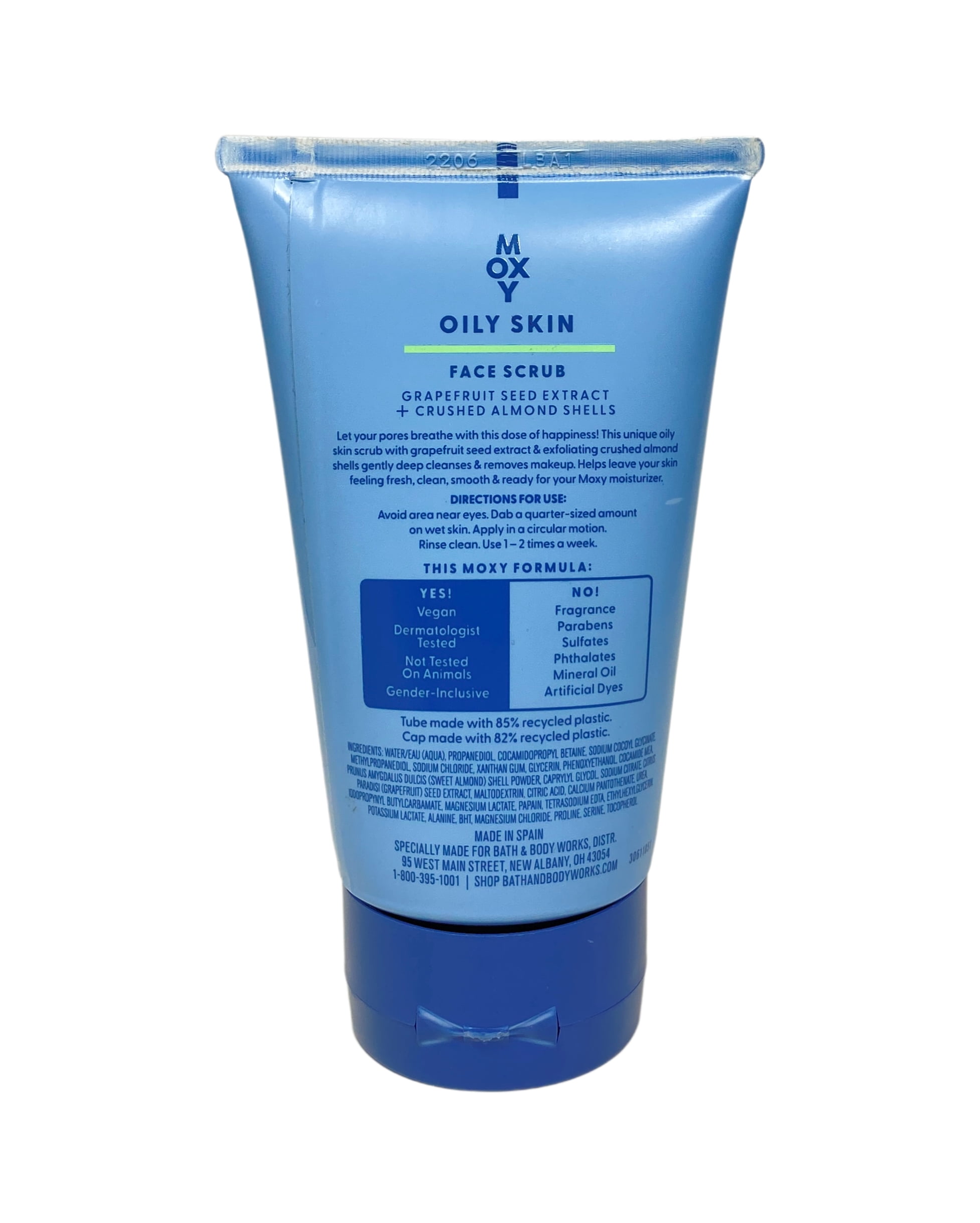 Bath & Body Works Moxi Oily Skin Foaming Face Cleanser, Face Scrub and Face Moisturizer with an Aloe Vera Mini Soap