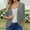 Gray, variant on Women's Lightweight Open Front Knit Cardigans 3/4 Sleeve Casual Soft Drape Summer Cardigan
