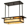 thumbnail image 3 of Meyda Tiffany 214896 4 Light 34" Wide Linear Pendant - Brown, 3 of 4