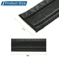 thumbnail image 2 of Uxcell Self-Adhesive 3D Wall Edging 89"x3.1" Flexible Peel and Stick Molding Trim for Wall Mirror Door Wardrobe Gap Sealing, Black, 2 of 6