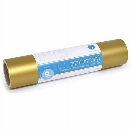 Silhouette Gold Matte Premium Indoor Outdoor Vinyl 12" x 6ft