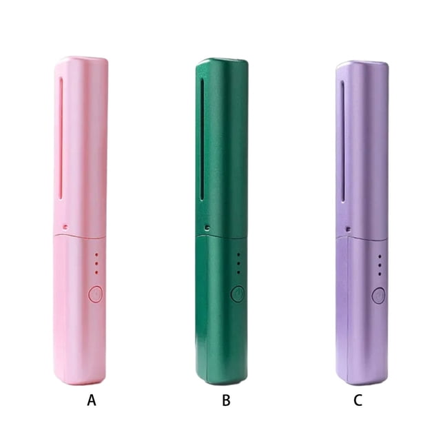 VONKY Versatile And Portable Hair Straightener Quick And Easy Styling On Go Straightening Hot Comb green