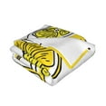 thumbnail image 3 of XMXT Throw Blanket, Lemon Decorative Line Illustration Machine Washable Blankets for Sofa, 40 x 30 inches, 3 of 9
