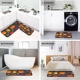 thumbnail image 5 of Halloween Pumpkin Autumn Leaf Kitchen Rug Mats 2PCS Non Slip 47" x 20" + 28" x 20" Kitchen Carpet Floor Mat Hallway Rugs Anti Fatigue Doormat Home Decor, 5 of 7
