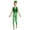 Green, variant on Kids Girls Christmas Candy Cane Jumpsuits Sequins Stripes Dance Unitard for Stage Performance Green 16
